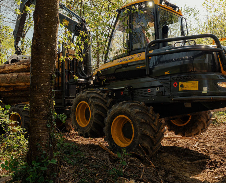 Herzog Bogielift für Harvester und Forwarder