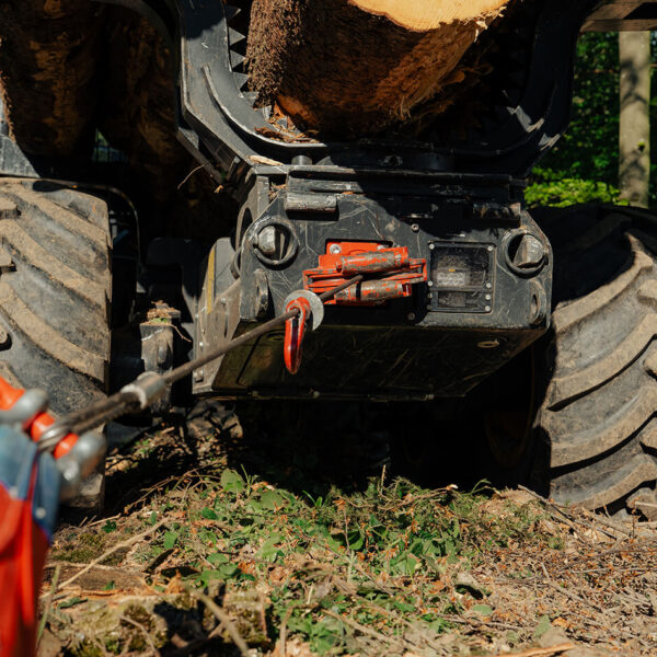 Synchrowinch HSW-9 K Traktionswinde für Forwarder