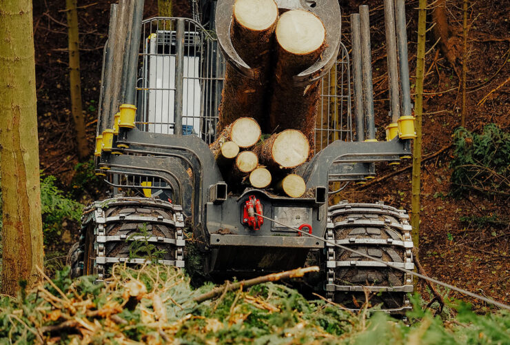 Synchrowinch HSW-9 Traktionswinde für Forwarder